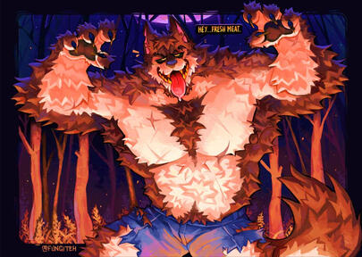 hungry werewolf